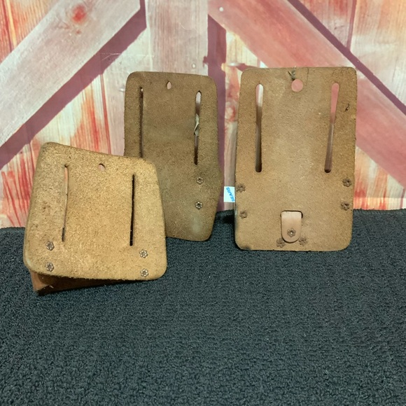 Craftsman tools, hammer, and measuring tape leather holders. Vintage. - Picture 5 of 6